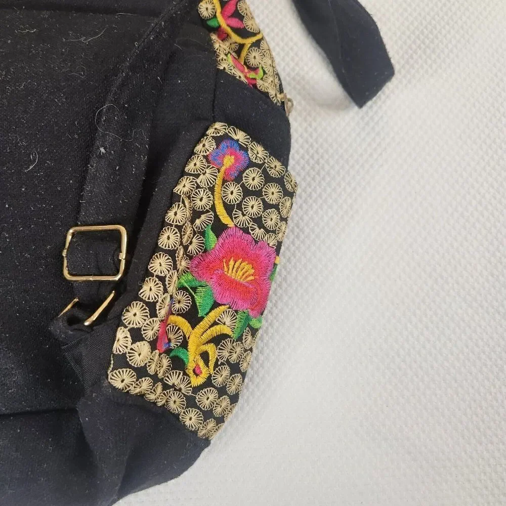 Unbranded black embroidered